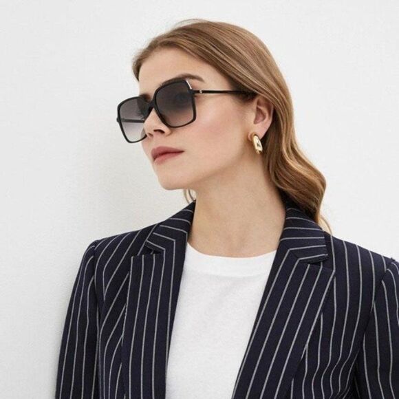 NEW GUCCI GG0544S BLACK/GRADIENT GREY 001 57/18/140  Women Sunglasses main image 11